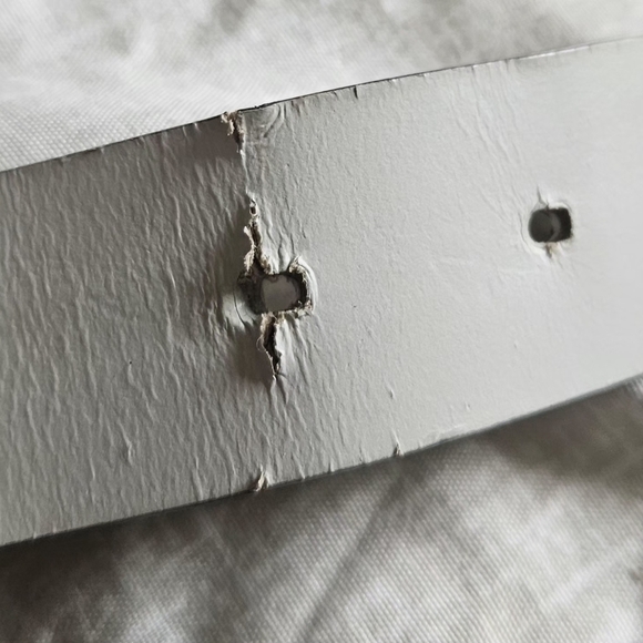 Python Embossed Faux Leather Belt Women 31-32 - Picture 3 of 3